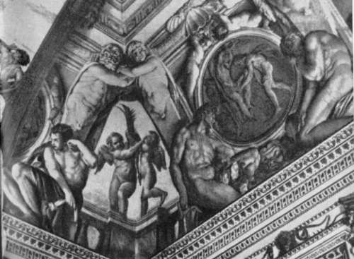 Аннибале Карраччи. Роспись свода в Палаццо Фарнезе. Фрагмент