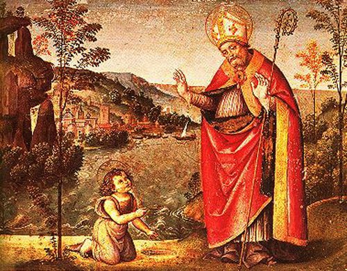 Бернардино Пинтуриккьо. Св. Августин и ребенок