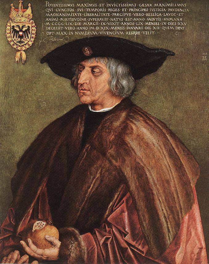 Альбрехт Дюрер, Портрет императора Максимилиана I