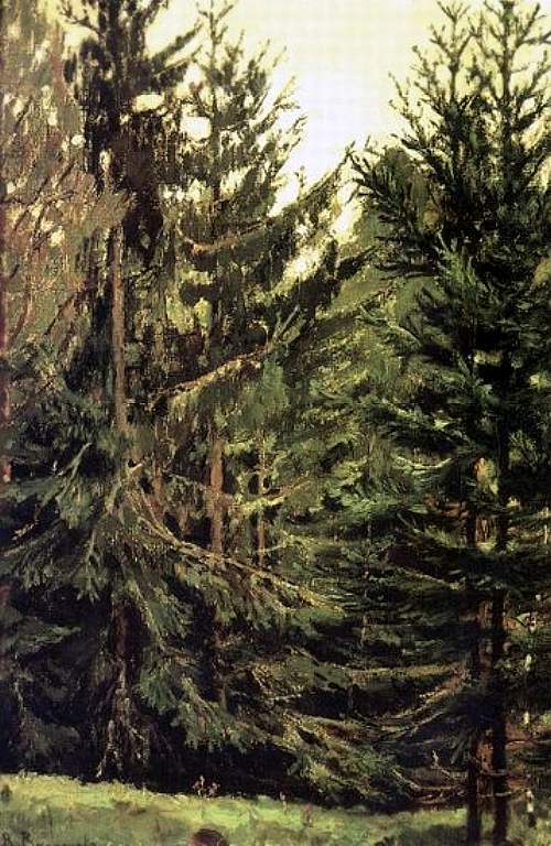 Опушка елового леса - Картина Васнецова